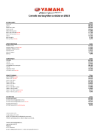 Yamaha - Cennik_2023 